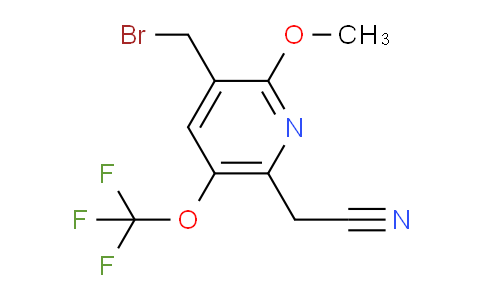 AM149120 | 1804634-73-8 | 3-(Bromomethyl)-2-methoxy-5-(trifluoromethoxy)pyridine-6-acetonitrile