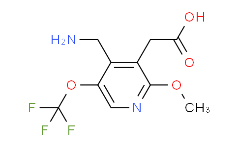 4-(Aminomethyl)-2-methoxy-5-(trifluoromethoxy)pyridine-3-acetic acid