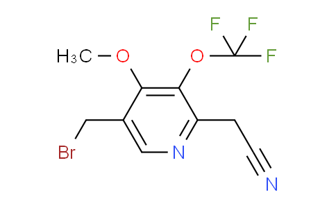 AM149125 | 1804467-24-0 | 5-(Bromomethyl)-4-methoxy-3-(trifluoromethoxy)pyridine-2-acetonitrile