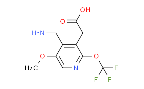 4-(Aminomethyl)-5-methoxy-2-(trifluoromethoxy)pyridine-3-acetic acid