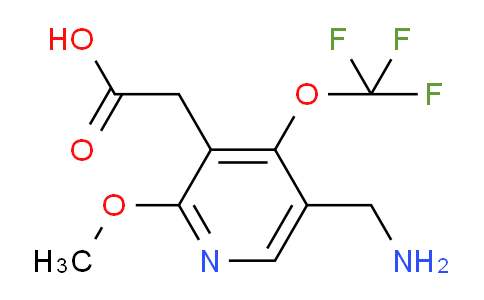 5-(Aminomethyl)-2-methoxy-4-(trifluoromethoxy)pyridine-3-acetic acid