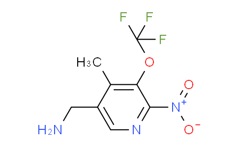 5-(Aminomethyl)-4-methyl-2-nitro-3-(trifluoromethoxy)pyridine