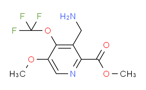 Methyl 3-(aminomethyl)-5-methoxy-4-(trifluoromethoxy)pyridine-2-carboxylate