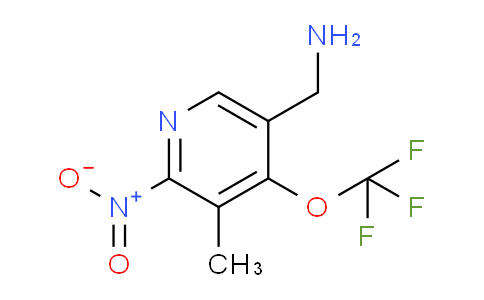 5-(Aminomethyl)-3-methyl-2-nitro-4-(trifluoromethoxy)pyridine