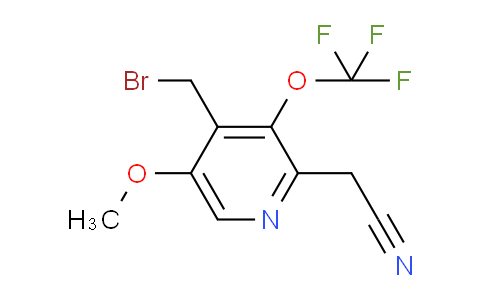 AM149142 | 1806747-42-1 | 4-(Bromomethyl)-5-methoxy-3-(trifluoromethoxy)pyridine-2-acetonitrile
