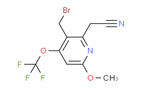 AM149146 | 1804944-70-4 | 3-(Bromomethyl)-6-methoxy-4-(trifluoromethoxy)pyridine-2-acetonitrile