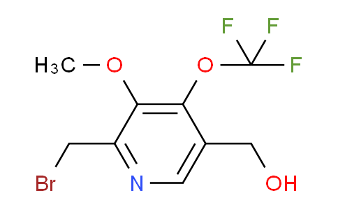 2-(Bromomethyl)-3-methoxy-4-(trifluoromethoxy)pyridine-5-methanol