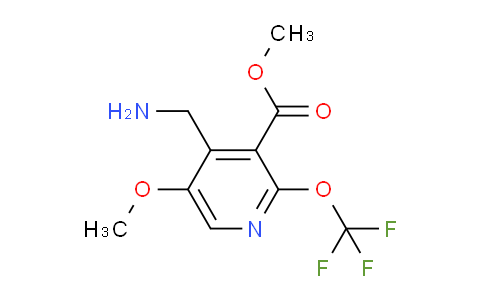 Methyl 4-(aminomethyl)-5-methoxy-2-(trifluoromethoxy)pyridine-3-carboxylate
