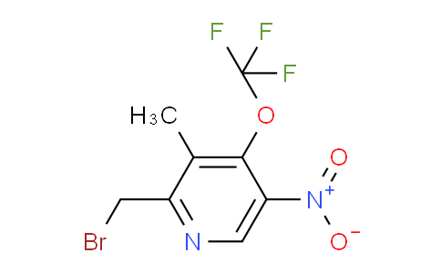 2-(Bromomethyl)-3-methyl-5-nitro-4-(trifluoromethoxy)pyridine