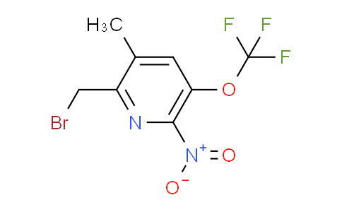 2-(Bromomethyl)-3-methyl-6-nitro-5-(trifluoromethoxy)pyridine