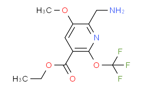 AM149165 | 1806063-63-7 | Ethyl 2-(aminomethyl)-3-methoxy-6-(trifluoromethoxy)pyridine-5-carboxylate