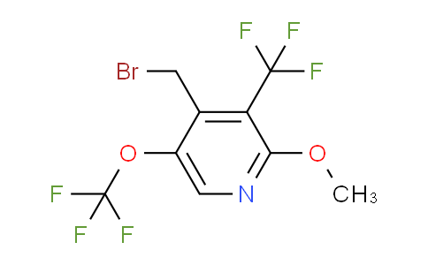 4-(Bromomethyl)-2-methoxy-5-(trifluoromethoxy)-3-(trifluoromethyl)pyridine