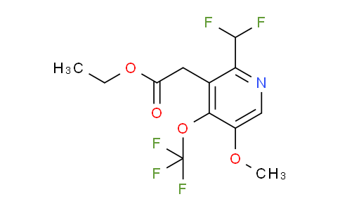 AM149192 | 1804479-99-9 | Ethyl 2-(difluoromethyl)-5-methoxy-4-(trifluoromethoxy)pyridine-3-acetate