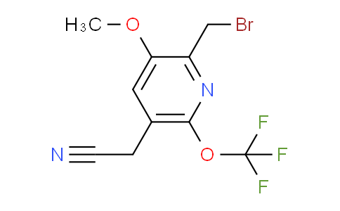 AM149208 | 1806185-10-3 | 2-(Bromomethyl)-3-methoxy-6-(trifluoromethoxy)pyridine-5-acetonitrile