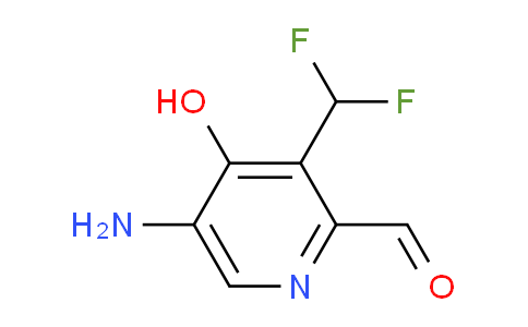 5-Amino-3-(difluoromethyl)-4-hydroxypyridine-2-carboxaldehyde