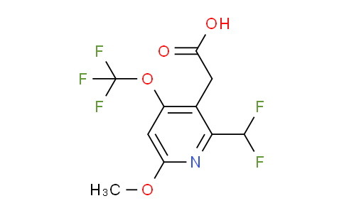 AM149222 | 1805100-30-4 | 2-(Difluoromethyl)-6-methoxy-4-(trifluoromethoxy)pyridine-3-acetic acid