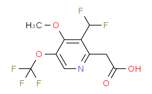 AM149228 | 1806256-51-8 | 3-(Difluoromethyl)-4-methoxy-5-(trifluoromethoxy)pyridine-2-acetic acid