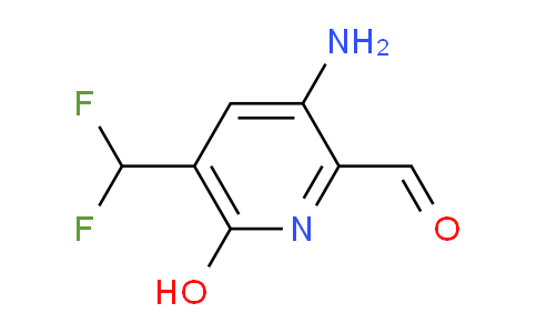 3-Amino-5-(difluoromethyl)-6-hydroxypyridine-2-carboxaldehyde