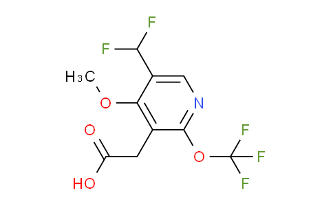 AM149231 | 1805009-70-4 | 5-(Difluoromethyl)-4-methoxy-2-(trifluoromethoxy)pyridine-3-acetic acid