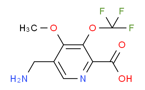 AM149234 | 1804355-07-4 | 5-(Aminomethyl)-4-methoxy-3-(trifluoromethoxy)pyridine-2-carboxylic acid