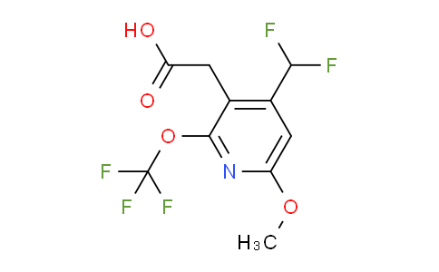4-(Difluoromethyl)-6-methoxy-2-(trifluoromethoxy)pyridine-3-acetic acid