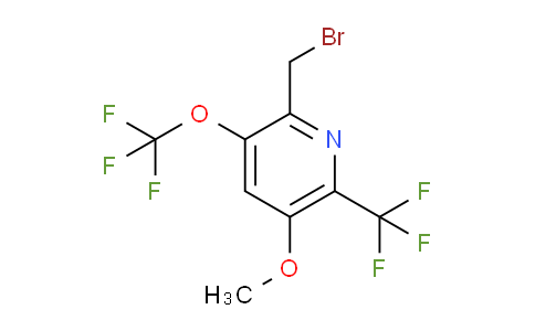 2-(Bromomethyl)-5-methoxy-3-(trifluoromethoxy)-6-(trifluoromethyl)pyridine
