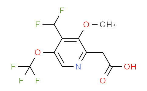 4-(Difluoromethyl)-3-methoxy-5-(trifluoromethoxy)pyridine-2-acetic acid