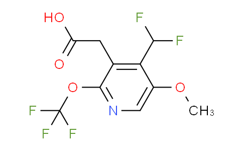 4-(Difluoromethyl)-5-methoxy-2-(trifluoromethoxy)pyridine-3-acetic acid