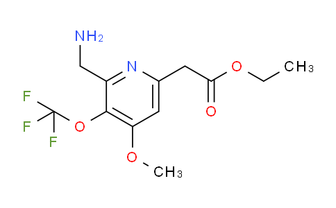 AM149255 | 1805147-60-7 | Ethyl 2-(aminomethyl)-4-methoxy-3-(trifluoromethoxy)pyridine-6-acetate