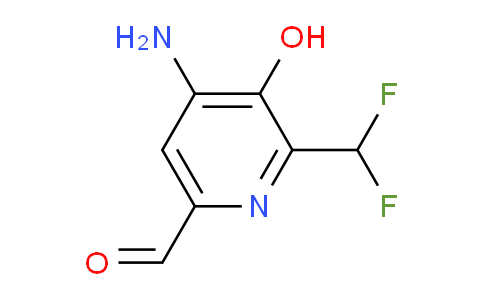 4-Amino-2-(difluoromethyl)-3-hydroxypyridine-6-carboxaldehyde