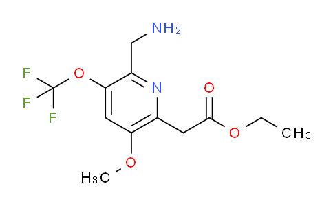 AM149261 | 1805021-26-4 | Ethyl 2-(aminomethyl)-5-methoxy-3-(trifluoromethoxy)pyridine-6-acetate