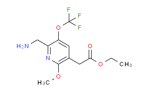 AM149265 | 1804629-41-1 | Ethyl 2-(aminomethyl)-6-methoxy-3-(trifluoromethoxy)pyridine-5-acetate