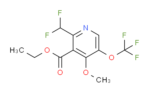 AM149266 | 1804649-72-6 | Ethyl 2-(difluoromethyl)-4-methoxy-5-(trifluoromethoxy)pyridine-3-carboxylate