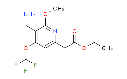 AM149268 | 1804920-26-0 | Ethyl 3-(aminomethyl)-2-methoxy-4-(trifluoromethoxy)pyridine-6-acetate