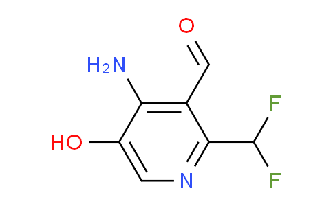 4-Amino-2-(difluoromethyl)-5-hydroxypyridine-3-carboxaldehyde