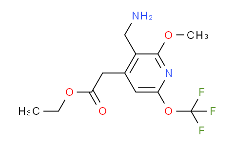 AM149270 | 1804768-18-0 | Ethyl 3-(aminomethyl)-2-methoxy-6-(trifluoromethoxy)pyridine-4-acetate