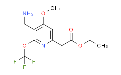 AM149273 | 1804768-25-9 | Ethyl 3-(aminomethyl)-4-methoxy-2-(trifluoromethoxy)pyridine-6-acetate