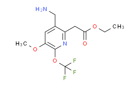 AM149276 | 1804920-30-6 | Ethyl 3-(aminomethyl)-5-methoxy-6-(trifluoromethoxy)pyridine-2-acetate