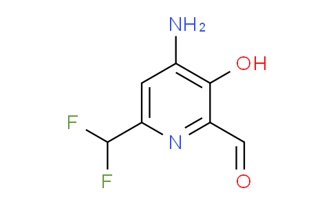 4-Amino-6-(difluoromethyl)-3-hydroxypyridine-2-carboxaldehyde
