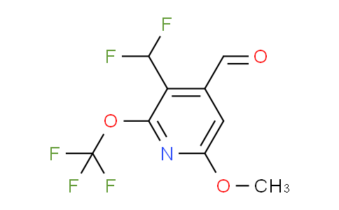 AM149281 | 1804649-23-7 | 3-(Difluoromethyl)-6-methoxy-2-(trifluoromethoxy)pyridine-4-carboxaldehyde