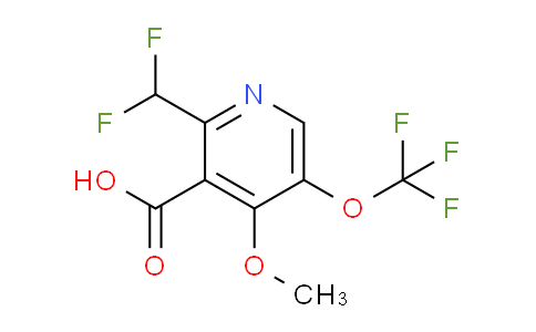 AM149283 | 1806755-16-7 | 2-(Difluoromethyl)-4-methoxy-5-(trifluoromethoxy)pyridine-3-carboxylic acid