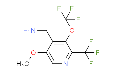 AM149296 | 1804352-87-1 | 4-(Aminomethyl)-5-methoxy-3-(trifluoromethoxy)-2-(trifluoromethyl)pyridine