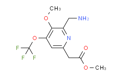 AM149319 | 1805916-17-9 | Methyl 2-(aminomethyl)-3-methoxy-4-(trifluoromethoxy)pyridine-6-acetate