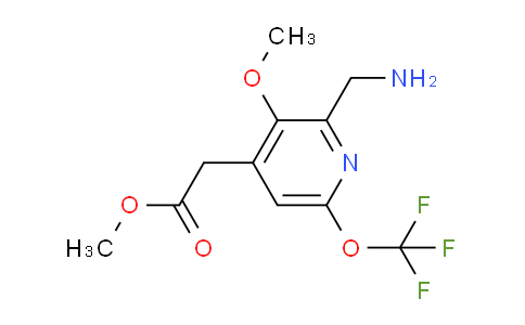 AM149322 | 1804355-93-8 | Methyl 2-(aminomethyl)-3-methoxy-6-(trifluoromethoxy)pyridine-4-acetate