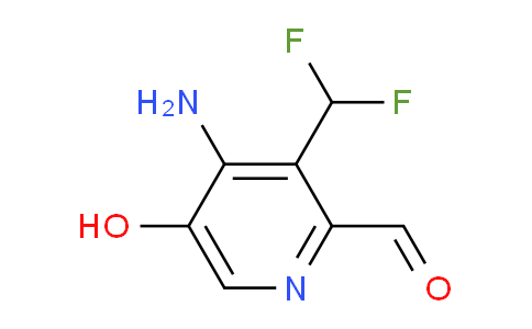 4-Amino-3-(difluoromethyl)-5-hydroxypyridine-2-carboxaldehyde