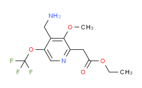 AM149333 | 1804747-12-3 | Ethyl 4-(aminomethyl)-3-methoxy-5-(trifluoromethoxy)pyridine-2-acetate