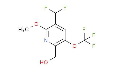 3-(Difluoromethyl)-2-methoxy-5-(trifluoromethoxy)pyridine-6-methanol