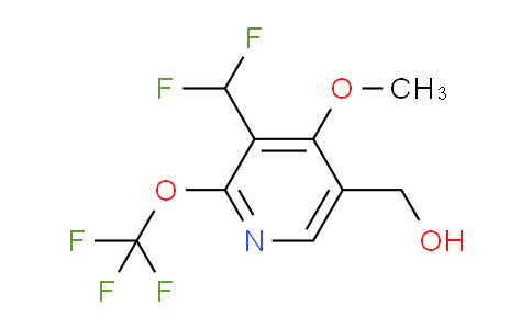 3-(Difluoromethyl)-4-methoxy-2-(trifluoromethoxy)pyridine-5-methanol