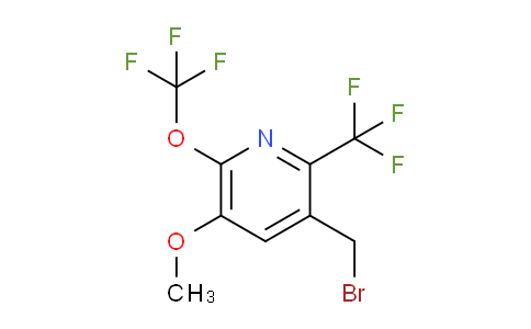 AM149368 | 1806184-96-2 | 3-(Bromomethyl)-5-methoxy-6-(trifluoromethoxy)-2-(trifluoromethyl)pyridine