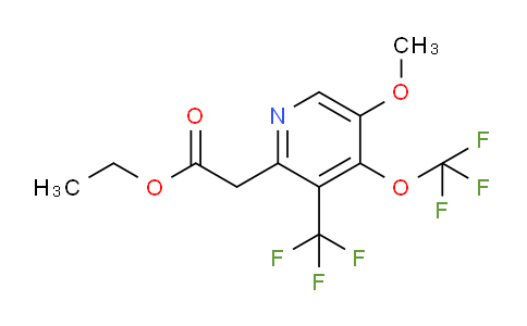 AM149370 | 1804682-46-9 | Ethyl 5-methoxy-4-(trifluoromethoxy)-3-(trifluoromethyl)pyridine-2-acetate